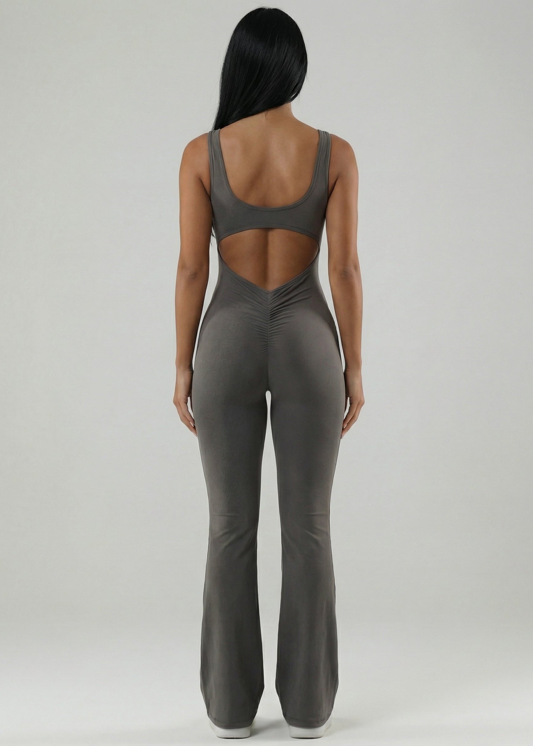 Gray Bodysuit High Quality Figure Enhancing