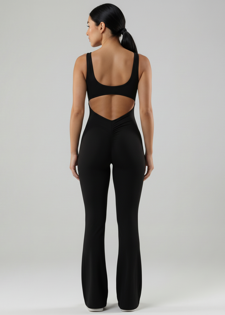 Bestselling Black Bodysuit Gymwear Pilates