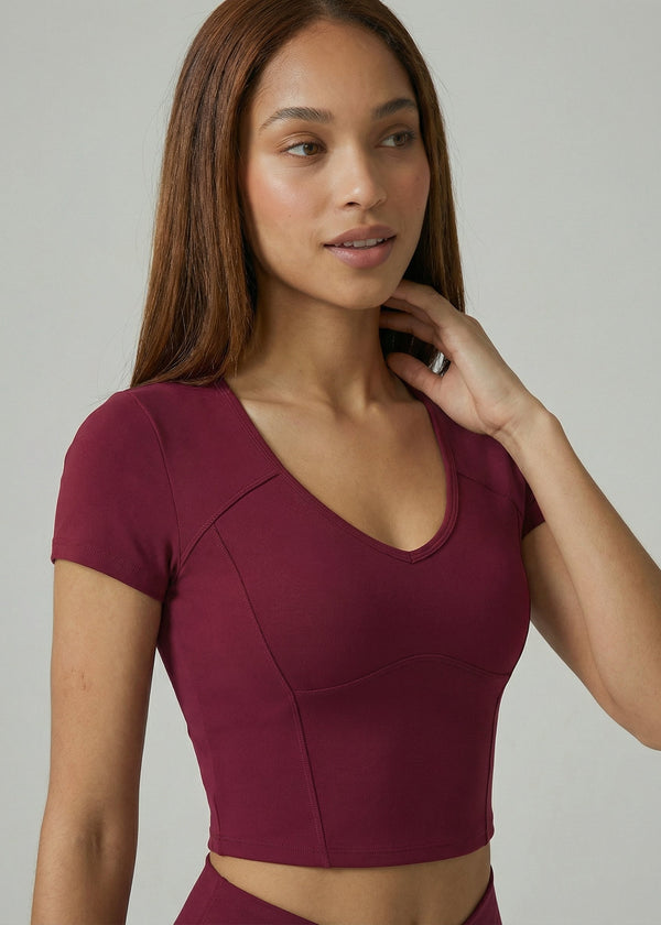 B-Loom™ Tee - Burgundy