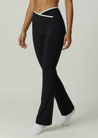 Bioloom Nudetouch Flare Pants in Color Black from the side